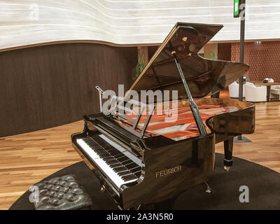 Aufrechte klassisches Klavier. Stockfoto
