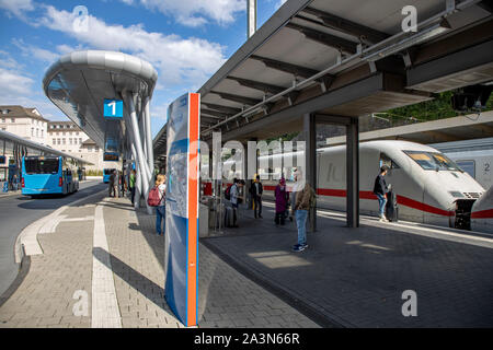 Wuppertal, Deutschland, Hauptbahnhof, ICE, Central Bus Station, Stockfoto