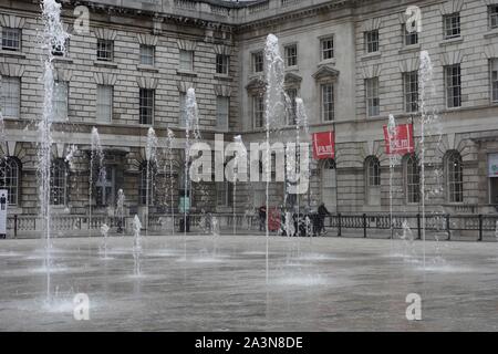 Somerset House Brunnen, London Stockfoto