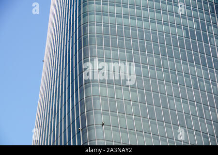 CITYLIFE, MAILAND, ITALIEN - Januar 13, 2019 - Allianz Turm wurde vom Architekten Isozaki ist eines der Symbole der Moderne und die Erneuerung der Stockfoto