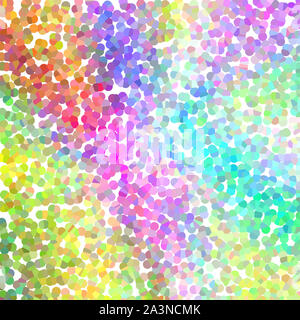 Abstrakte bunten Regenbogen malen Pointillismus stil hintergrund. Stockfoto