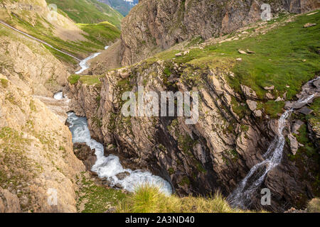 Bonneval-sur-Arc in der Region Auvergne-<unk> ône-Alpen, Frankreich Stockfoto