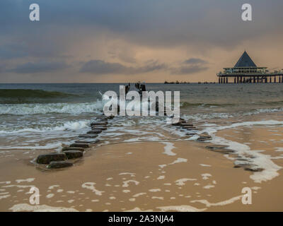 Heringsdorf Ostsee in Deutschland Stockfoto
