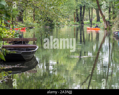 Spreewald Landschaft in Deutschland Stockfoto