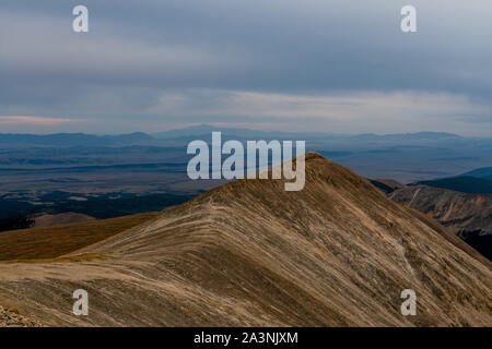 Der Blick von der 14.000 ft-Gipfel in Colorado's Mosquito Range Stockfoto