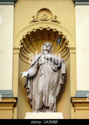 Die Pfarrkirche St. Teresa, Ávilai Nagy Szent Teréz - plébániatemplom, 6. Bezirk, Budapest, Ungarn, Magyarország, Europa Stockfoto