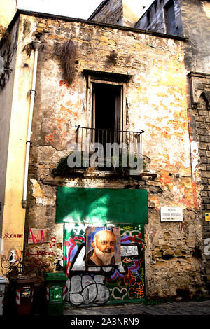 Napoli, historische Stadt Stockfoto