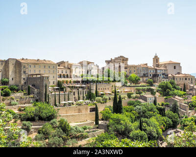 Dorfes Gordes in der Provence, Frankreich. Stockfoto