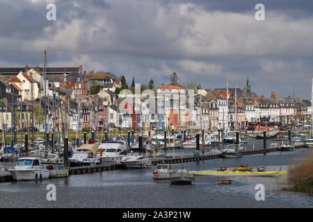 Port de Saint Valery Stockfoto