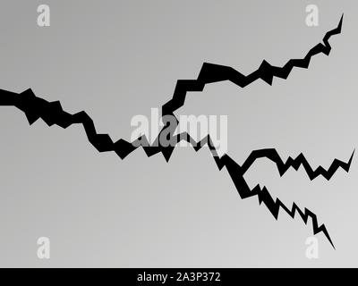 Rissige Erde Vektor-illustration eps 10. Stock Vektor