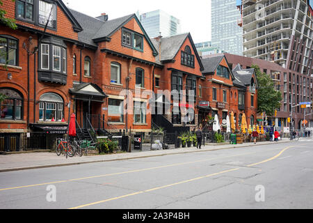 Restaurants oolong King Street West in Toronto City, Downtown in Ontario, Kanada, Nordamerika Stockfoto