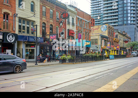 Restaurants oolong King Street West in Toronto City, Downtown in Ontario, Kanada, Nordamerika Stockfoto