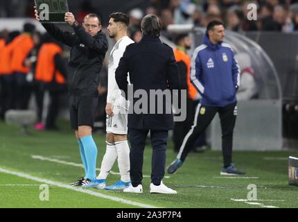 Dortmund, Deutschland. 09 Okt, 2019. firo: 09.10.2019 Fußball, 2019/2020 Landerspiel: Nationalmannschaft Deutschland - Argentinien Substitution Suat Serdar Substitution | Verwendung der weltweiten Kredit: dpa/Alamy leben Nachrichten Stockfoto