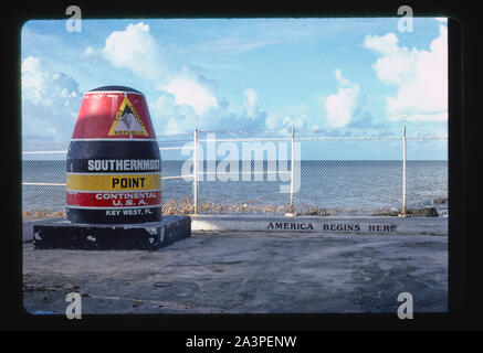 Southernmost Point, Key West, Florida Stockfoto