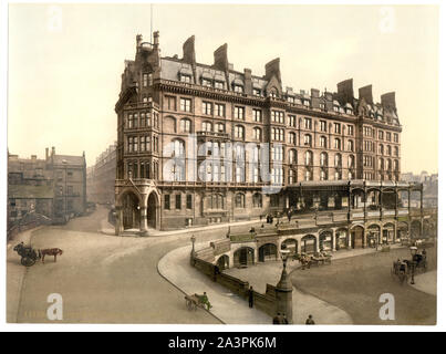 St. Enoch's Station, Glasgow, Schottland Titel von den Detroit Publishing Co., Katalog J - Ausland Abschnitt. Detroit, Mich.: Detroit fotografische Gesellschaft, 1905. Stockfoto