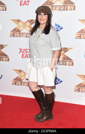 LONDON, GROSSBRITANNIEN. Oktober 09, 2019: Ricki Lake am Fotoshooting für "X-Factor: Celebrity', London. Bild: Steve Vas/Featureflash Credit: Paul Smith/Alamy leben Nachrichten Stockfoto