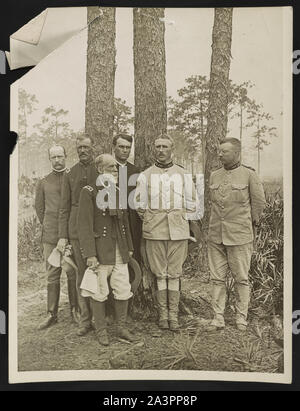 Personal der 1 uns Freiwillige Regiment, das Rauhe Reiter in Tampa. Stockfoto