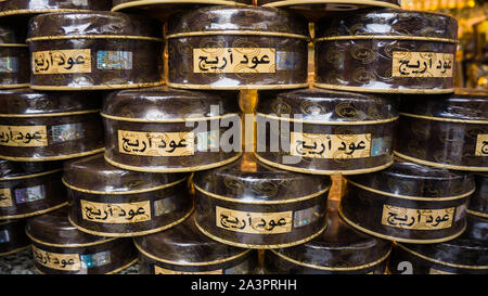 Traditionelle Orientalische Düfte, Amman, Jordanien Stockfoto