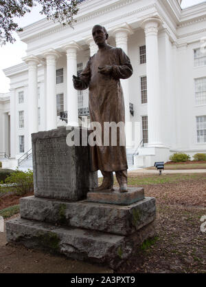 Statue von John Allen Wyeth, Confederate Soldier, Chirurg und Autor, auf dem Gelände der Alabama State Capitol in Montgomery, Alabama Stockfoto