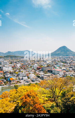 Kanazawa Stadtbild von Kanazawa Castle in Kagawa, Japan Stockfoto