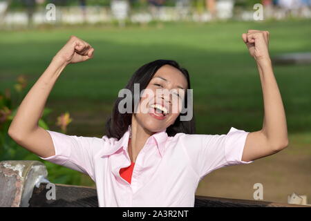 Stolz weiblich Frau Stockfoto