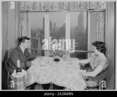 Stouffer's Restaurant, 666 5th Avenue, New York. Stockfoto