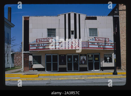 Strand Theatre, Michigan Street, Paw Paw, Michigan Stockfoto