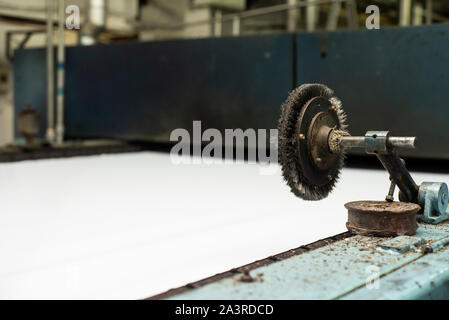 Stoff weben und Coating Machinery Stockfoto