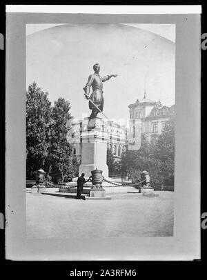 Schweden, Statue von Chas. XII in Stockholm Stockfoto