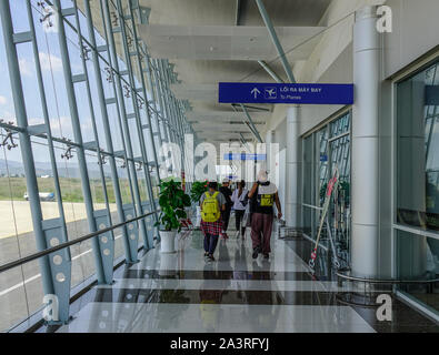 Dalat, Vietnam - Apr 20, 2018. Innenraum der Lien Khuong Flughafen in Dalat, Vietnam. Dalat ist im zentralen Hochland von Vietnam. Stockfoto