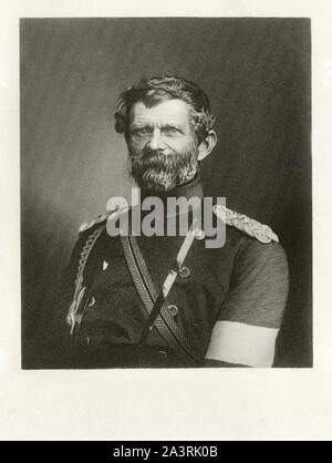 Edwin Karl Rochus Freiherr von Manteuffel (1809 - 1885) war ein preußischer Generalfeldmarschall, bekannt für seine Siege im Deutsch-Französischen Krieg. Stockfoto