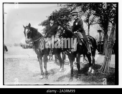 T.R. [Theodore Roosevelt] in Frankreich Stockfoto