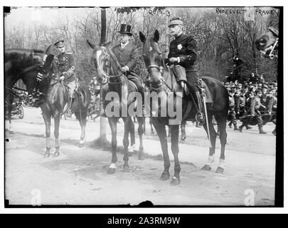 T.R. [Theodore Roosevelt] in Frankreich Stockfoto