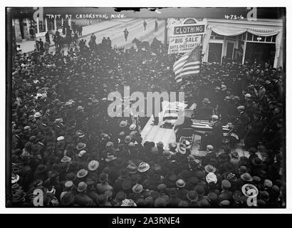 Taft an Crookston, Minnesota Stockfoto