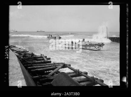 Tel Aviv. Eingang zum Zigarettenanzünder Waschbecken, Stockfoto