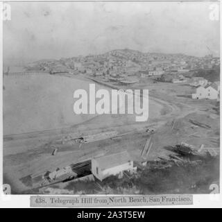 Telegraph Hill in North Beach, San Francisco Stockfoto