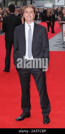 Foto muss Gutgeschrieben © Jeff Spicer/Alpha Presse 079863 20/08/2015 Joe Thomas an Die schlechte Erziehung Film Weltpremiere werden gehalten an Vue Leicester Square London Stockfoto