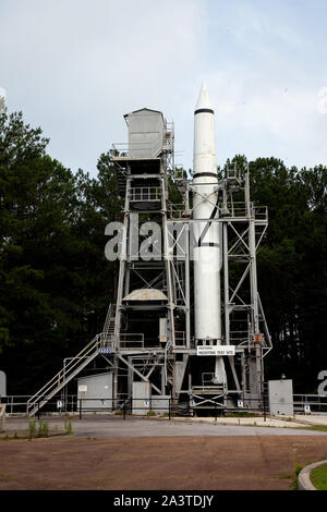 Testing Plattform, Redstone Arsenal, Huntsville, Alabama Stockfoto