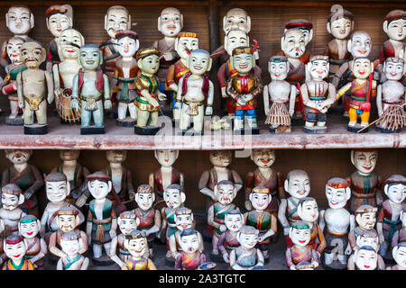 Vietnamesische Puppenspiel Puppen. Vietnam Stockfoto