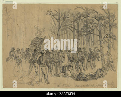 Des 6. Korps - Kampf in der Wüste - Kampf im Wald/E.F. Stockfoto