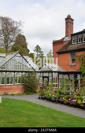 Ein Frühlingstag an Hergest Croft Gardens in der Nähe von Kington in Herefordshire, England. Stockfoto