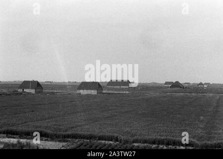 Adolf-Hitler-Koog, Schleswig-Holstein, 1936. Adolf Hitler Koog in Schleswig-Holstein, 1936. Stockfoto