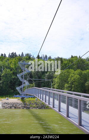 Bad Grönenbach ist eine Stadt in Bayern, Deutschland, mit vielen wunderbaren Landschaften Stockfoto