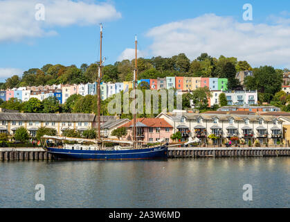 Zwei dreimaster Ketch 'galant' günstig bei Hotwells auf schwimmenden Hafen von Bristol - Bristol GROSSBRITANNIEN Stockfoto