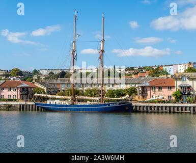 Zwei dreimaster Ketch 'galant' günstig bei Hotwells auf schwimmenden Hafen von Bristol - Bristol GROSSBRITANNIEN Stockfoto