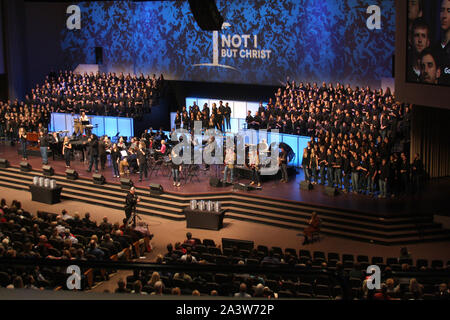 Liberty University School für Musik an Thomas Road Baptist Church in Lynchburg, VA, USA. Stockfoto