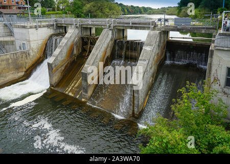 Marian und Stausee in Thornbury, Ontario, Kanada, Nordamerika Stockfoto