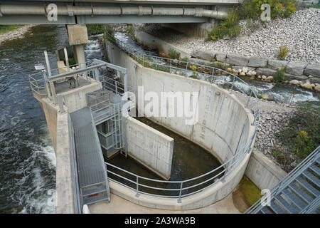 Marian und Stausee in Thornbury, Ontario, Kanada, Nordamerika Stockfoto