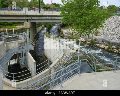 Marian und Stausee in Thornbury, Ontario, Kanada, Nordamerika Stockfoto
