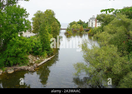 Marian und Stausee in Thornbury, Ontario, Kanada, Nordamerika Stockfoto